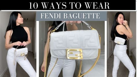 fendi bag lining color|Fendi baguette outfit.